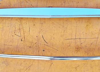 2 MERCEDES W210 95-99  GRILL ATRAPA RAMKA CHROM