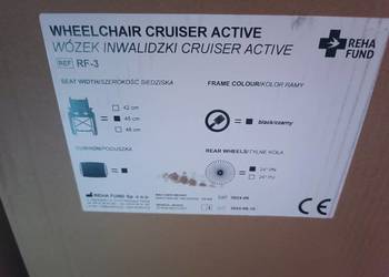 wózek inwalidzki cruiser active rf-3 45