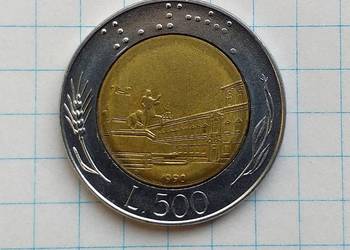 500 LIRÓW 1990 ROK - WŁOCHY