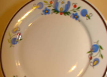 Lubiana wzór kaszubski talerz 19 cm PRL