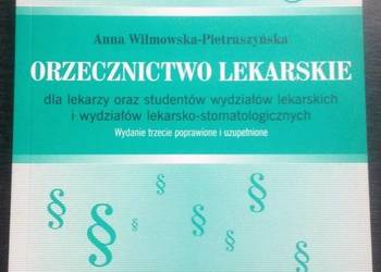 ORZECZNICTWO LEKARSKIE - PIETRUSZYŃSKA - WILAMOWSKA ANNA