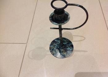 Świecznik Mosiężny Vintage