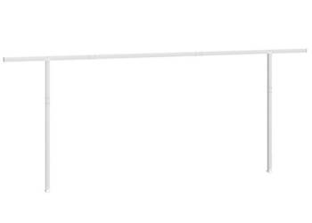 Zestaw słupków do markizy biały 600x245 cm żelazo WM-315095