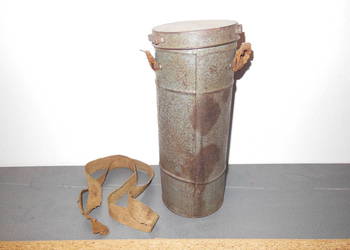 Pojemnik Puszka na maskę Gazową Armia Francji 1939