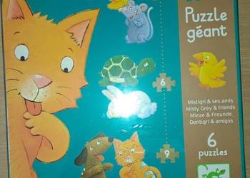 Puzzle Djeco Kotek i przyjaciele