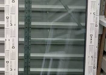 Drzwi Balkonowe PCV 87x210 2 Szybowe RU R-Rozwierno U-Uchylne Białe Nowe