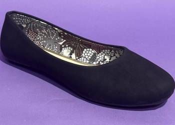 Czarne gładkie baleriny rozmiar 40 (AKS5)