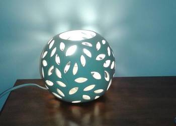 Lampa stołowa dekoracyjna ażurowa jak nowa