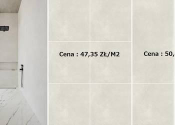 gres 60/60 ; 60/120 cm architeq white satynowy - matowy