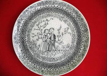 Wiosna _Talerz - Björn Wiinblad, Nymölle -Dania-Seria Cztery pory roku