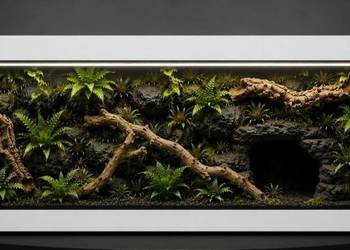 Terrarium hodowlane dla kameleona gekona orzęsionego