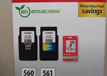 Canon Pixma 3713C008 zestaw tuszów: czarny i kolorowy + papier