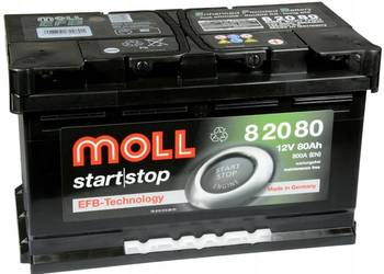 Akumulator 80Ah 800A Moll Start&Stop EFB DARMOWY DOWÓZ