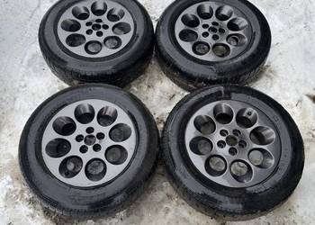 AluFelgi grafitowe 5x98 opony zima 205/65/15” Alfa Romeo 156 147 Fiat