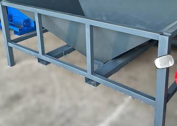 Kosz, Kontener zasypowy, paczkarka, zasobnik 1,6m3 GWARANCJA