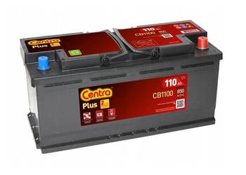 AKUMULATOR CENTRA PLUS 110AH 850A P+ wym. 392X175X190