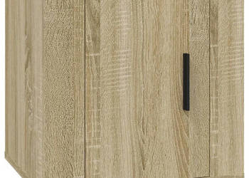 Wisząca szafka telewizyjna dąb sonoma 40x345x40 cm WM-816646