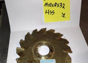 Frez tarczowy trzystronny Clarkson HSS 140x8x32