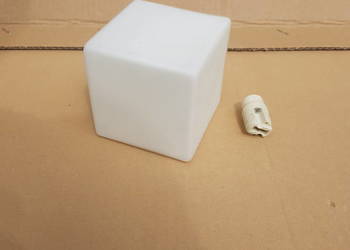 Klosz do lampy KOSTKA nakręcany na oprawkę G9 biały LINEA LIGHT