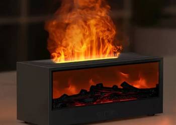 Kominek nawilżający led