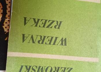 Wierna rzeka Żeromski lektury szkolne księgarnia Praga antykwariat Bródno