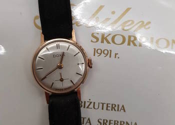 Zegarek damski *Doxa* z 14-karatowego różowego złota pr.585