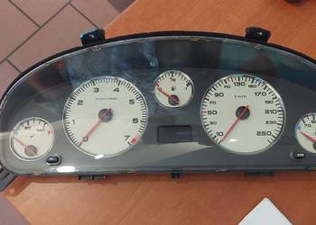 Licznik zegary Peugeot 406 białe benzyna, rarytas