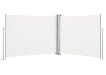 vidaXL Zwijana markiza boczna, kremowa, 140 x 1000 cm（SKU:48485）