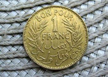 Tunezja Francuska 1 Frank 1941r