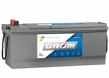 Akumulator 135Ah 950A GROM Premium  ze stopką LEWY PLUS