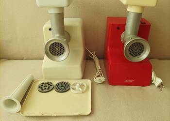 Stare zabytkowe maszynki do mielenia mięsa Zelmer typ 86 i 686.5 z PRL-u