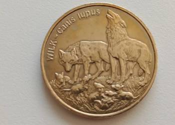 Moneta 2zl 1999 r. "Wilki". Seria Zwierzęta  świata Oryginał