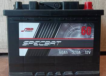 Akumulator  60Ah 520A EN SPECBAT PRAWY PLUS wysoki
