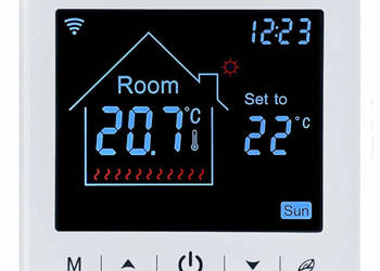 Brann Regulator Pokojowy Bc 400E Tuya Termostat Tygodniowy Z Wifi Biały