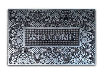 GUMOWA WYCIERACZKA ZEWNĘTRZNA 40X60 RUBBER 1129 SILVER PRAKTYCZNA