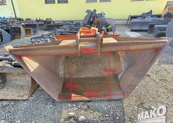 Łyżka trapezowa 280-120cm do koparki Miller fi 80