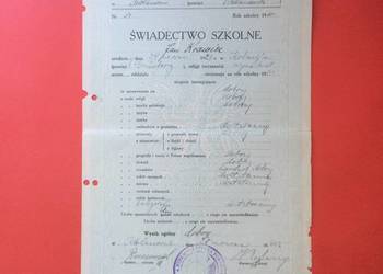 ( 1800 ) Świadectwo Szkolne Odolanów 3, Krawiec