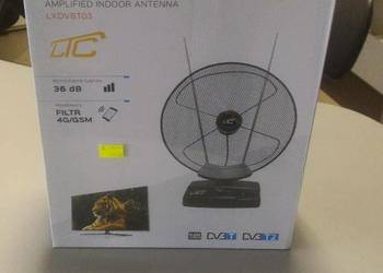 Antena Pokojowa Aktywna SILNA 36dB Filtr LTE