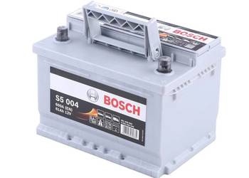 Akumulator 61Ah 600A Bosch Silver  S5004 PRAWY PLUS