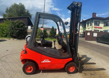 wózek widłowy LINDE H16T-03 1600kg Triplex 5.90m przesuw boczny 2005'