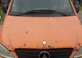 Kompletny przód:maska, zderzak, lampy, błotniki, pas, chłodnice vito w639