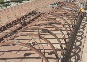 Barierki kute, ocynkowane. TANIO - OKAZJA.