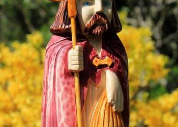 Św. Ambroży rzeźba ludowa