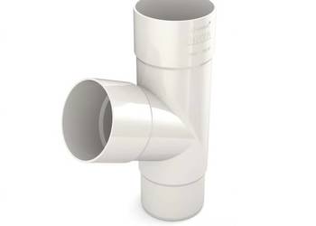 Bryza PVC Trójnik 90/90/90 mm biały