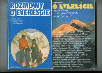Rozmowy o Evereście - Cichy , Wielicki 2 wydania