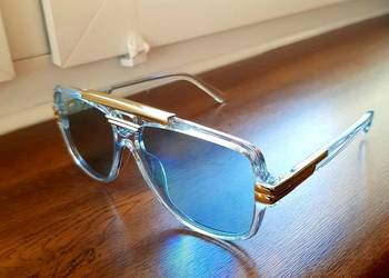Piękne męskie okulary lub unisex nowość 2026 wzór pilot vintage