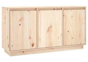 vidaXL Szafka, 111x34x60 cm, lite drewno sosnowe(SKU:813809)