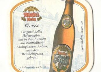 Mahrs  - podstawka do piwa.Nr. 9.