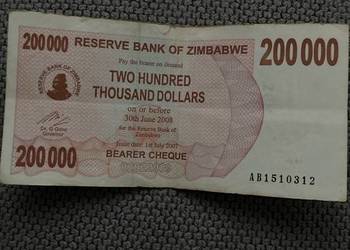200000 Dollars Zimbabwe