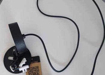 Zwis przewód do lampy wiszącej czarny 130 cm